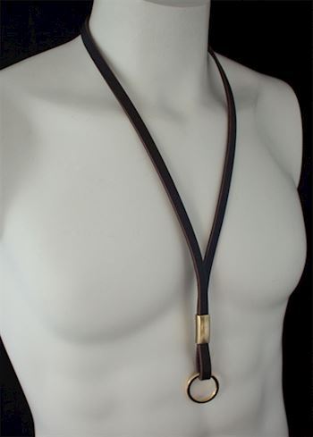 Loke Læder Keyhanger Vintage Cognac 