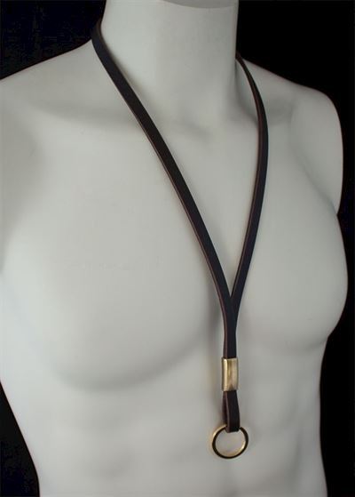 Loke Læder Keyhanger Vintage Cognac 