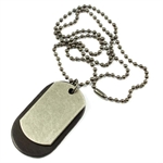 DogTag Halskæde Metal & Læder