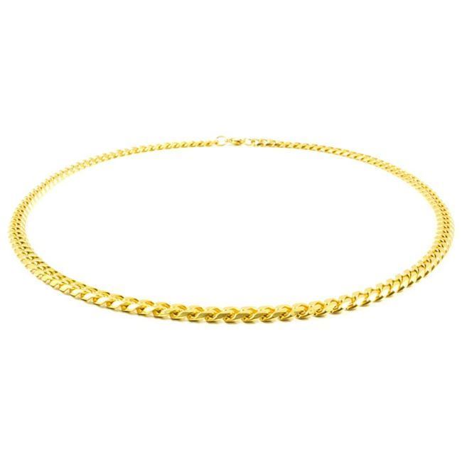 Herre Halskæde Guld 7mm