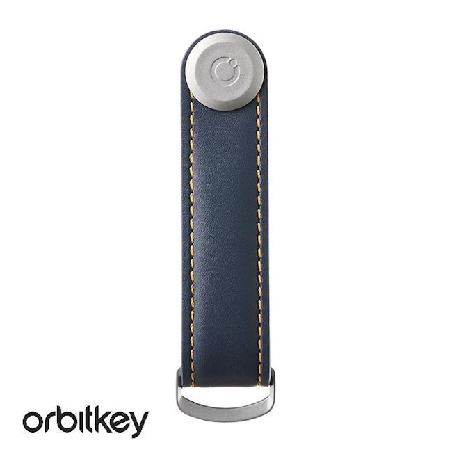 Orbitkey Nøglering Navy/Tan