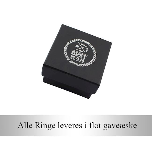Tungsten Ring Sort Facet Slebet 6mm