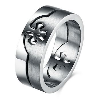 Todelt Kors ring