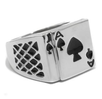 Card player stål ring