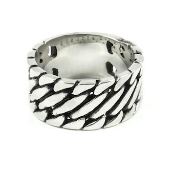 Herre Ring Steel Chain