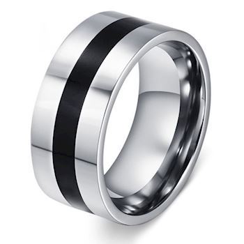Black Stripe Ring