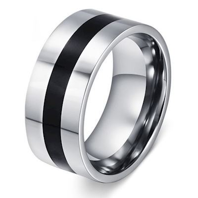 Black Stripe Ring