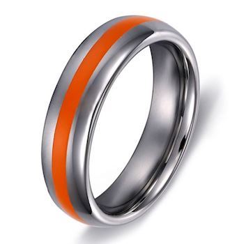 Titanium Ring Orange