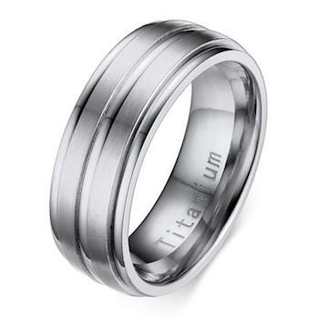 Titanium Herre Ring 