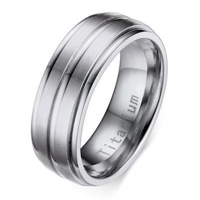 Titanium Herre Ring 