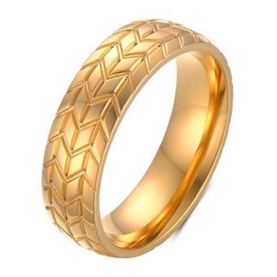 Herre Ring Track Gold