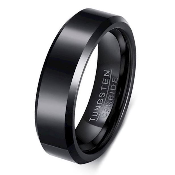 Tungsten Ring Sort Facet Slebet