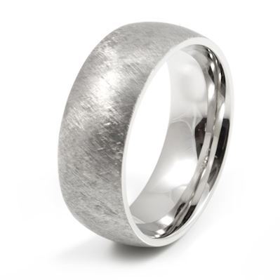 Loke Herre Ring Brushed Steel