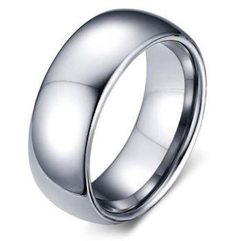 Tungstens Ring Klassisk Design