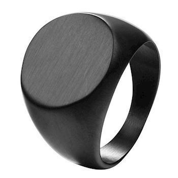 Ring "North Classic Black" Mat Slebet