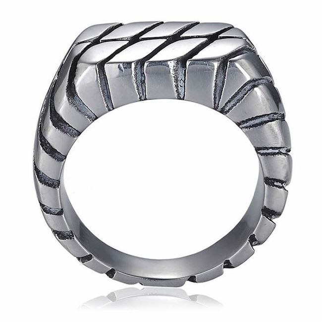 Herre Ring Raw Steel