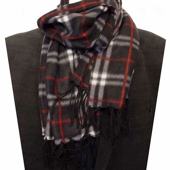 Smart Ternet Brunt Tørklæde