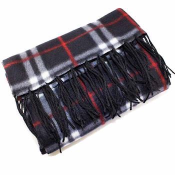 Smart Ternet Brunt Tørklæde