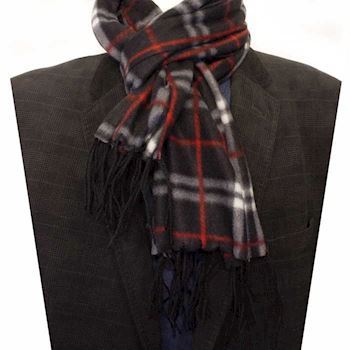 Smart Ternet Brunt Tørklæde