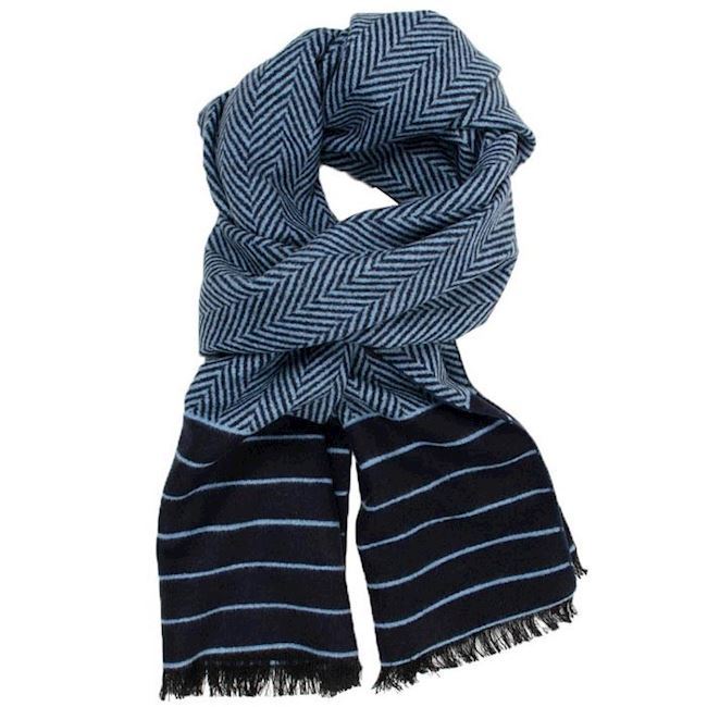 Tørklæde CXDK Børstet Oslo Blue Design