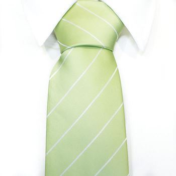 Marche Stribet Grønt Slips