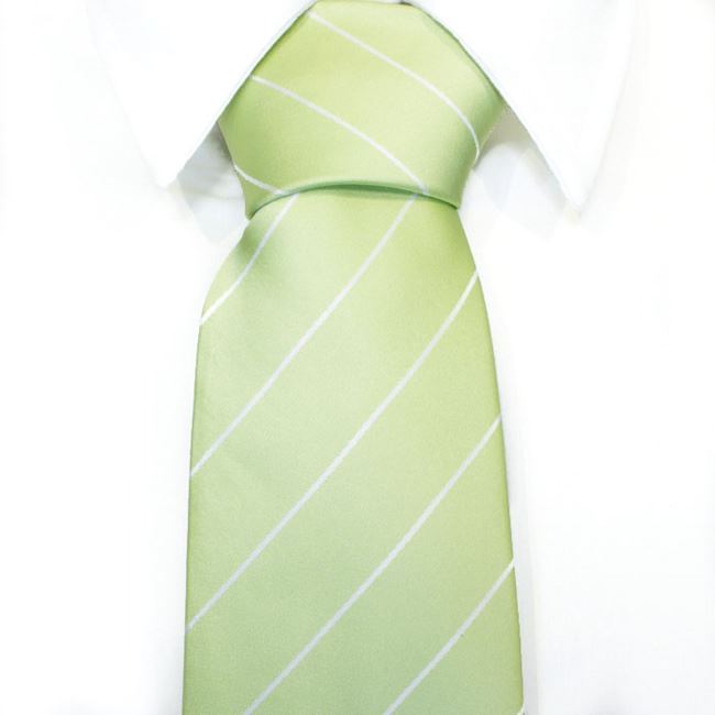 Marche Stribet Grønt Slips