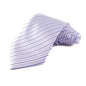 Marche Stribet Lyseblå Slips