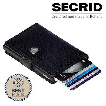 Secrid Mini Wallet Crisple Black