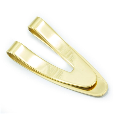 Penge Clips Bred Guld