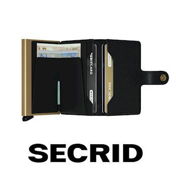 Secrid Mini Wallet Crisple Black Gold