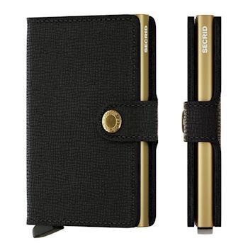 Secrid Mini Wallet Crisple Black Gold