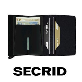 Secrid Slim Wallet Crisple Black