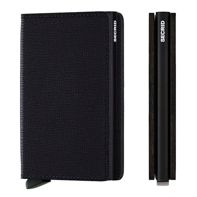 Secrid Slim Wallet Crisple Black