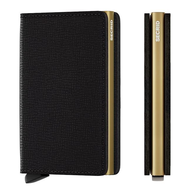 Secrid Slim Wallet Crisple Black Gold