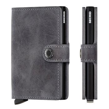 Secrid Mini Wallet Vintage Grey Black