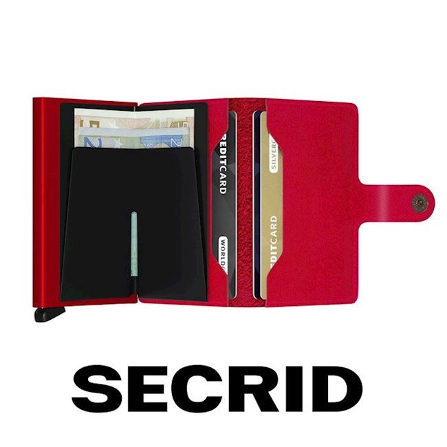 Secrid Mini Wallet Original Rød/Rød