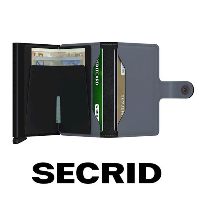 Secrid Mini Wallet Matte Grey Black