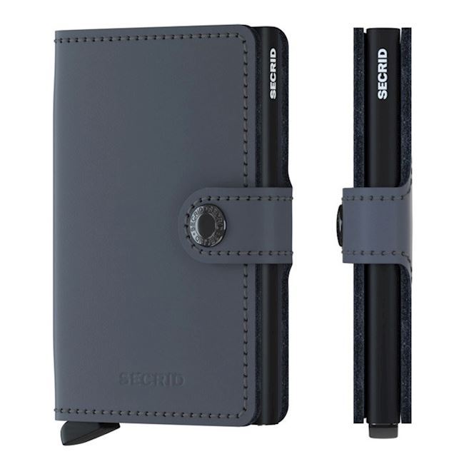 Secrid Mini Wallet Matte Grey Black