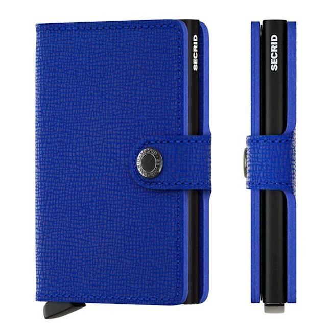 Secrid Mini Wallet Crisple Blue Black