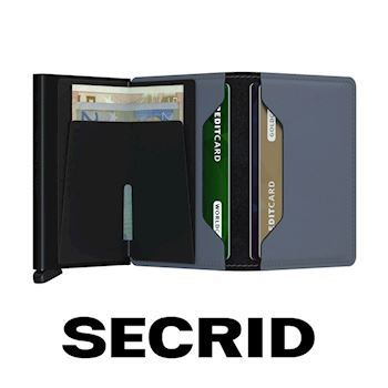Secrid Slim Wallet Matte Grey Black