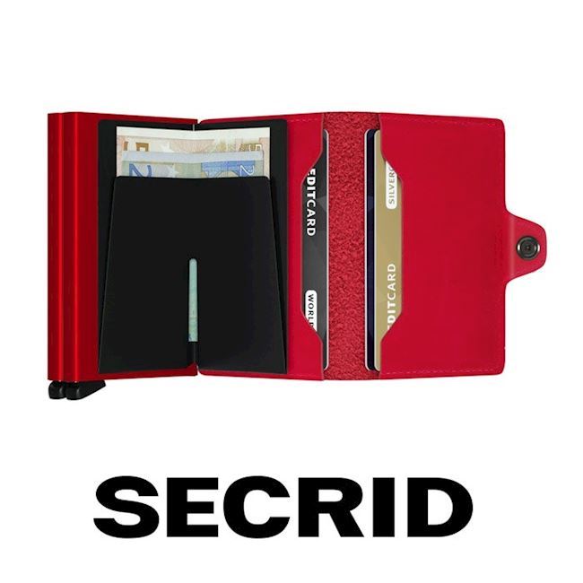 Secrid Twin Wallet Original Rød/Rød