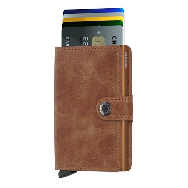 Secrid Mini Wallet Vintage Cognac Rust