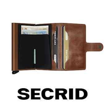 Secrid Mini Wallet Vintage Cognac Rust