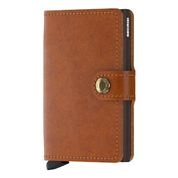 Secrid Mini Wallet Cognac Brown