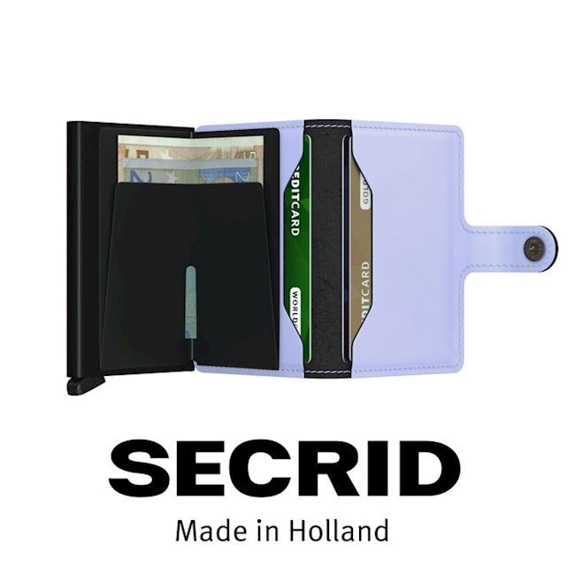 Secrid Mini Wallet Matte Lilac Black