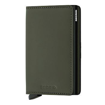 Secrid Slim Wallet Matte Green Black