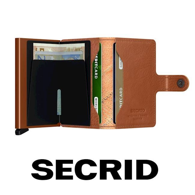 Secrid Mini Wallet Linea Caramello Stitch