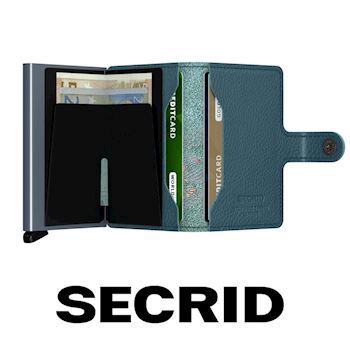 Secrid Mini Wallet Magnolia Petrolio Stitch
