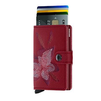 Secrid Mini Wallet Magnolia Rosso Stitch