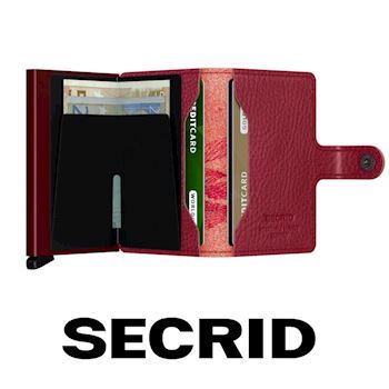 Secrid Mini Wallet Magnolia Rosso Stitch